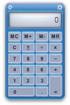 Click to view Window Gadgets Calculator 1.1 screenshot