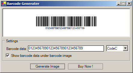 Click to view Barcode 128 Module 1.0 screenshot