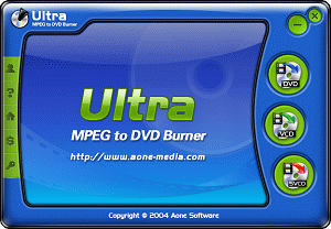 Click to view Ultra MPEG to DVD Burner 1.6.8 screenshot