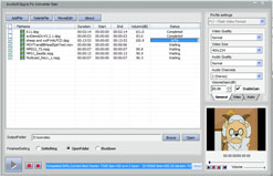Click to view bvcsoft DPG to FLV Video Converter 3.7.6 screenshot