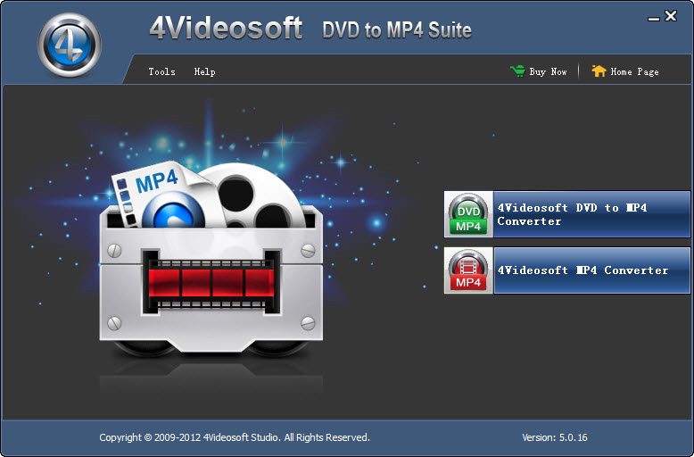 Click to view 4Videosoft DVD to MP4 Suite 5.0.22 screenshot