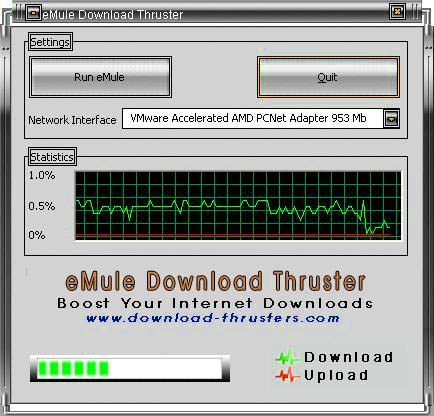 Click to view eMule Download Thruster 4.1.0 screenshot