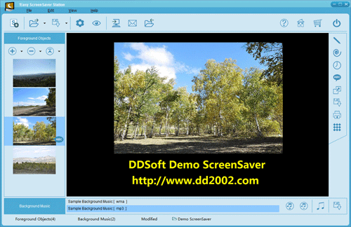 Click to view Easy ScreenSaver Station 5.5 screenshot