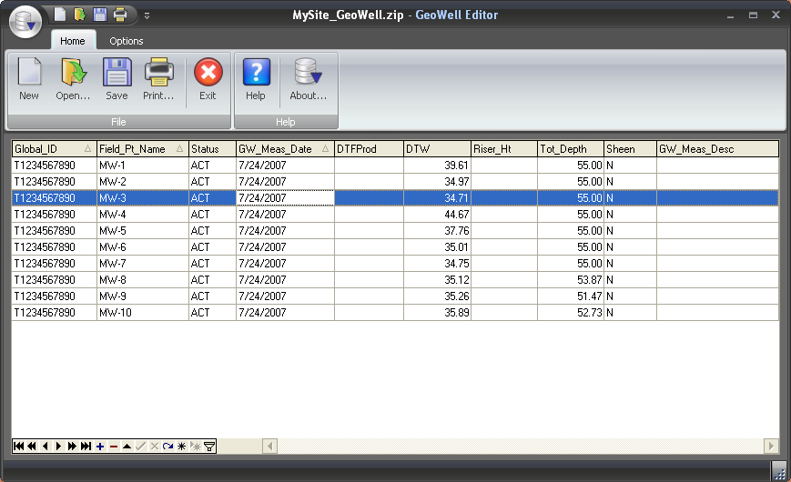Click to view Geowell Editor 2011.1 screenshot