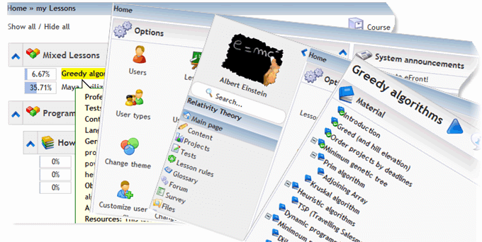 Click to view Likno eLearning LMS 3.5.5 screenshot