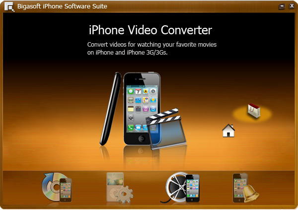 Click to view Bigasoft iPhone Software Suite 1.2.1.4321 screenshot