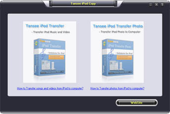 Click to view Tansee iPod Music & Video & Photo Backup 5.0.0.0 screenshot