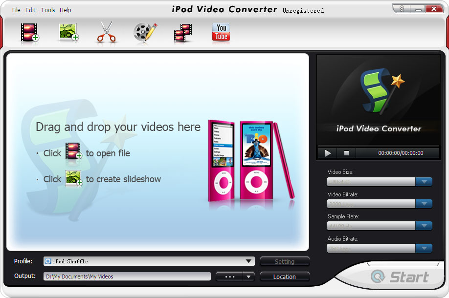 Click to view BlazeVideo iPod Video Converter 4.0.0.0 screenshot