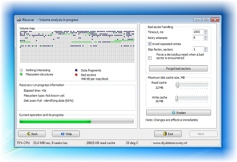 Click to view iRecover Data Recovery 6.1 screenshot