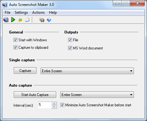 Click to view Auto Screenshot Maker 3.0 screenshot