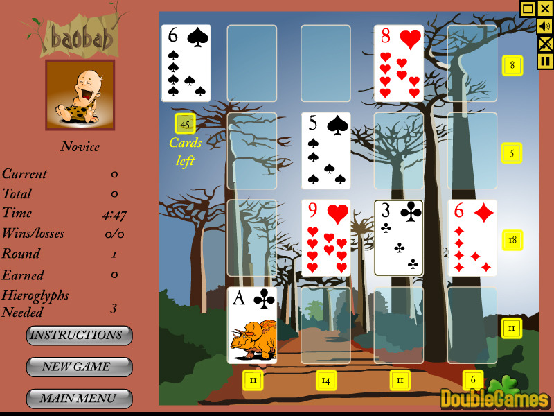 Click to view Baobab Solitaire 1.0.EN screenshot
