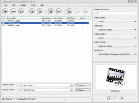 Click to view Ultra MPEG Converter 6.4.0311 screenshot
