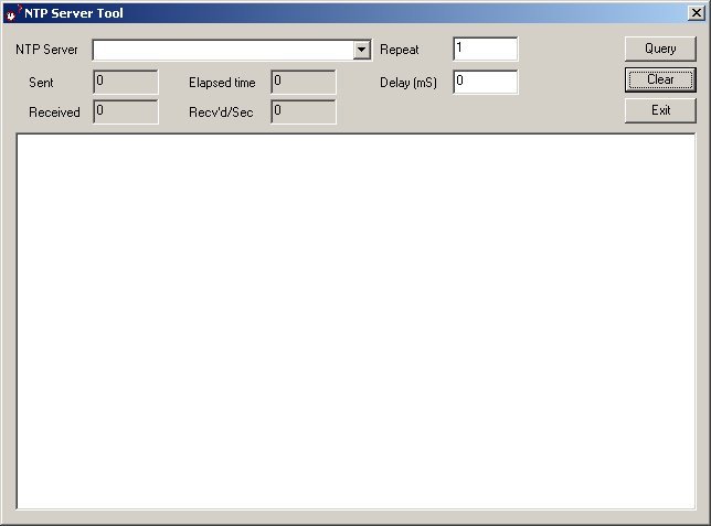 Click to view NTP Server Tool 2.0 screenshot