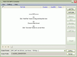 Click to view Allok OGG MP3 Converter 1.1.0 screenshot