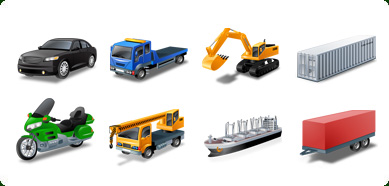 Click to view Icons-Land Vista Style Transport Icon Set 3.0 screenshot