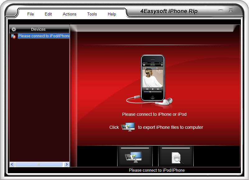 Click to view 4Easysoft iPhone Rip 3.3.28 screenshot
