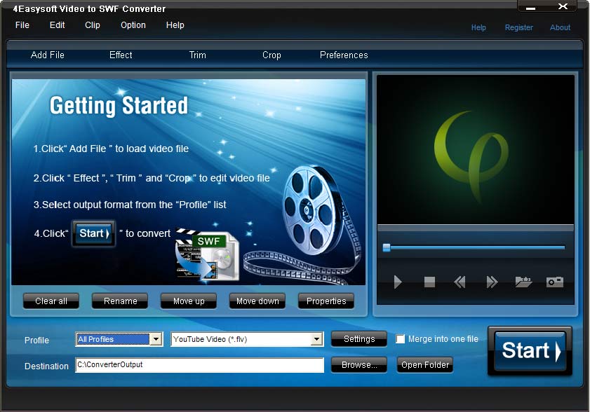 Click to view Aiseesoft Video to SWF Converter 6.2.16 screenshot