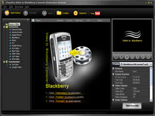 Click to view Clone2Go Video to Blackberry Converter 2.5.0 screenshot