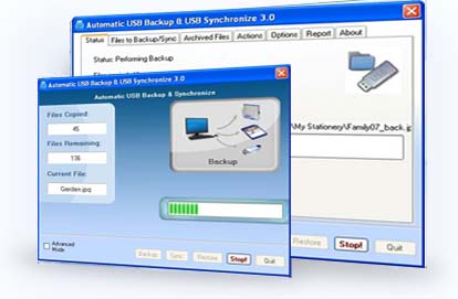 Click to view Automatic USB Backup 4.0.0.18 screenshot