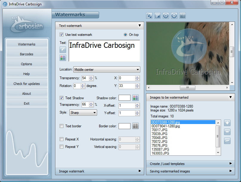 Click to view Carbosign 1.1.0.0 screenshot