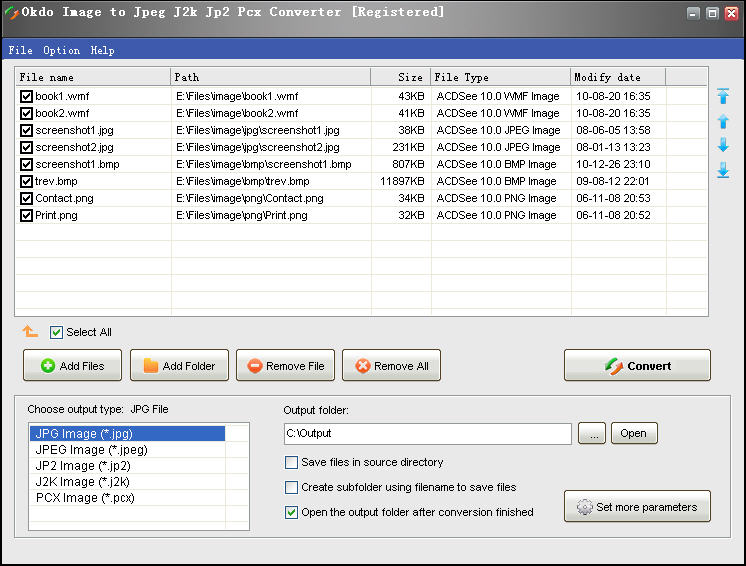 Click to view Okdo Image to Jpeg J2k Jp2 Pcx Converter 5.4 screenshot