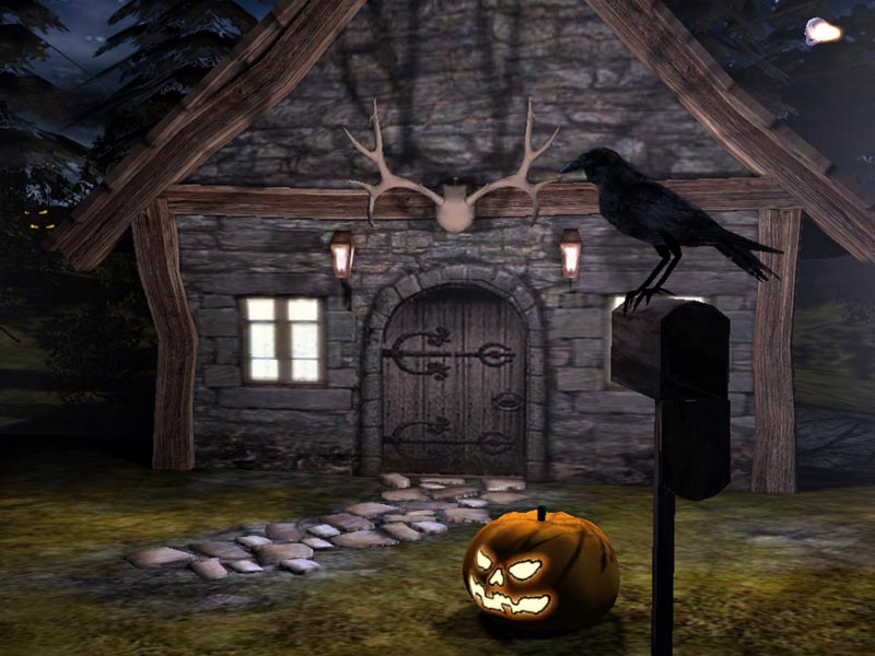 Click to view Halloween Night 3D Screensaver 1.0.3 screenshot