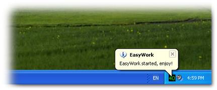 Click to view EasyWork 1.0.5 screenshot