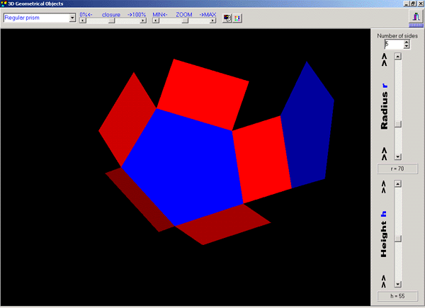 Click to view 3D Geometrical Objects 1.4 screenshot