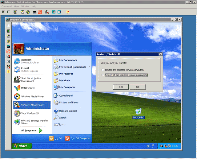 Click to view Advanced Net Monitor for Classroom Professional 2.9.7 screenshot