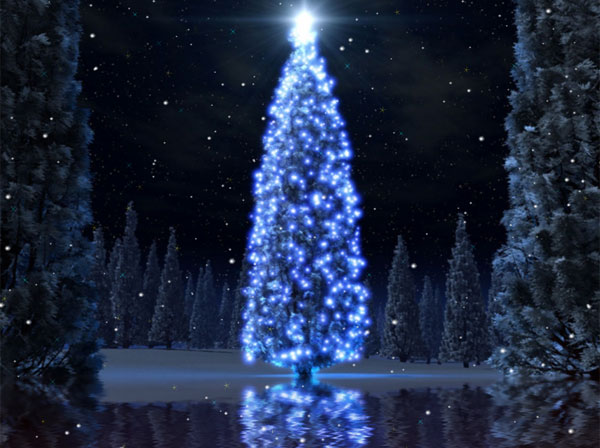 Click to view Christmas Tree Animated Wallpaper 1.0.0 screenshot