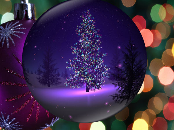 Click to view Christmas Globe Animated Wallpaper 1.0.0 screenshot