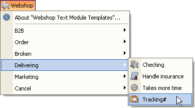 Click to view Templates for the "Webshop" Helpdesk 1.00 screenshot