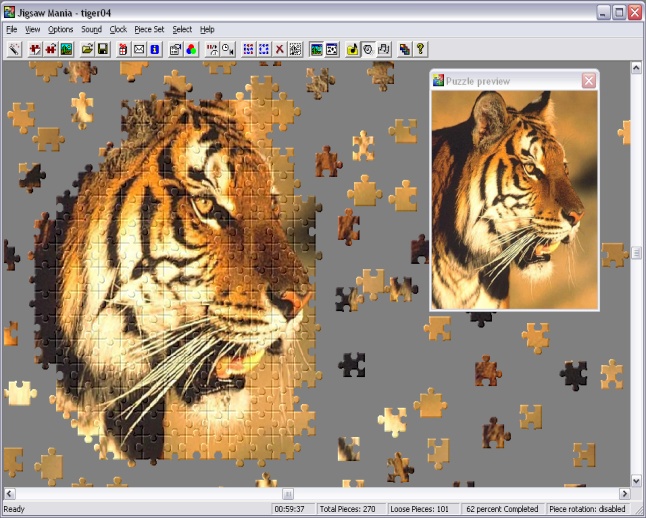 Click to view Jigsaw Mania 2.1 screenshot