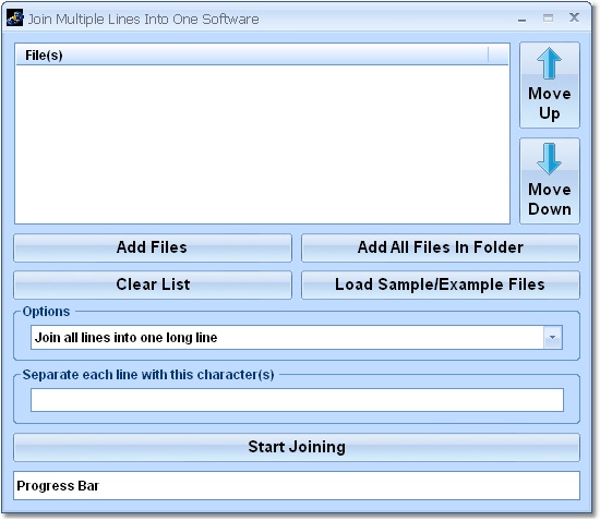 Click to view Join Multiple Lines Into One Software 7.0 screenshot