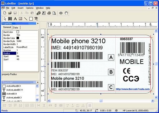 Click to view LabelBar(Pro) 5.1 screenshot