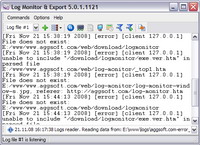 Click to view Log Monitor Export 5.6.4.911 screenshot