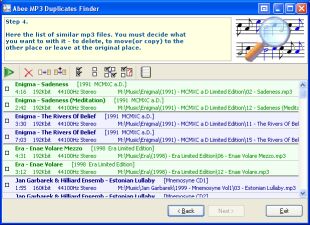 Click to view Abee MP3 Duplicates Finder 3.0 screenshot