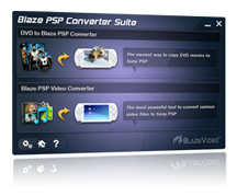 Click to view Blaze PSP Converter Suite 2.0.4.0 screenshot