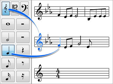 Click to view Crescendo Music Notation Editor 1.33 screenshot