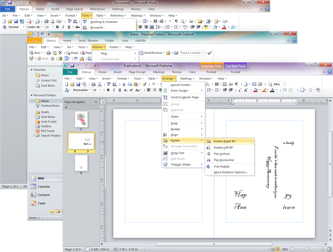 Click to view Classic Menu for Office 2010 and 2013 5.50 screenshot