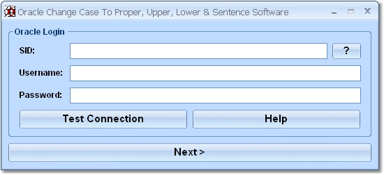 Click to view Oracle Change Case To Proper, Upper, Lower & Sente 7.0 screenshot