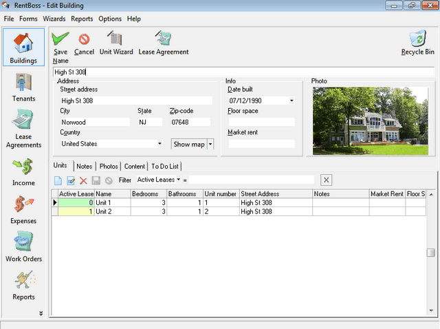 Click to view RentBoss Single User 4.24 screenshot
