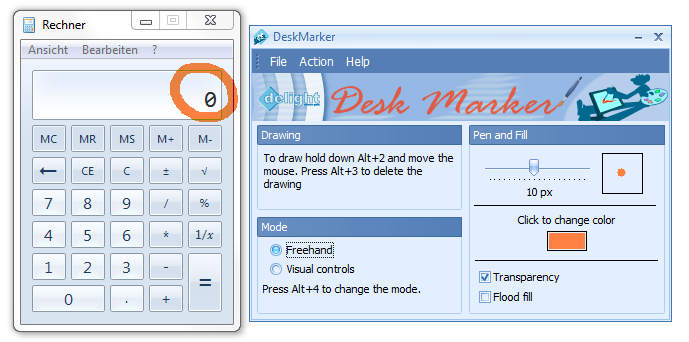 Click to view DeskMarker 2.0 screenshot