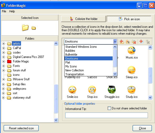 Click to view FolderMagic 2.0 screenshot