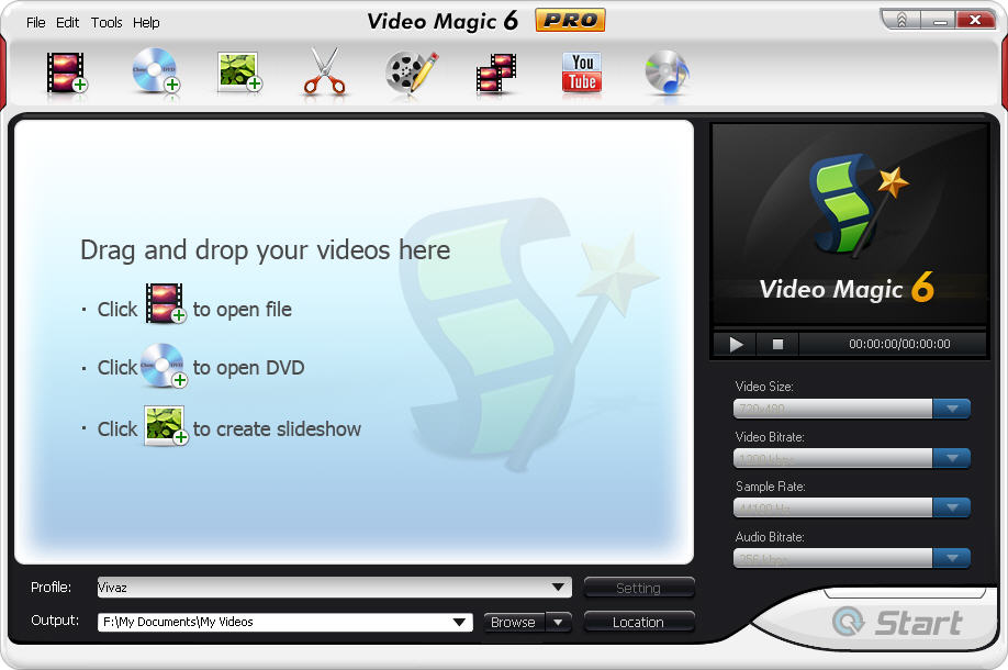 Click to view BlazeVideo Magic Pro 7.0.0.0 screenshot