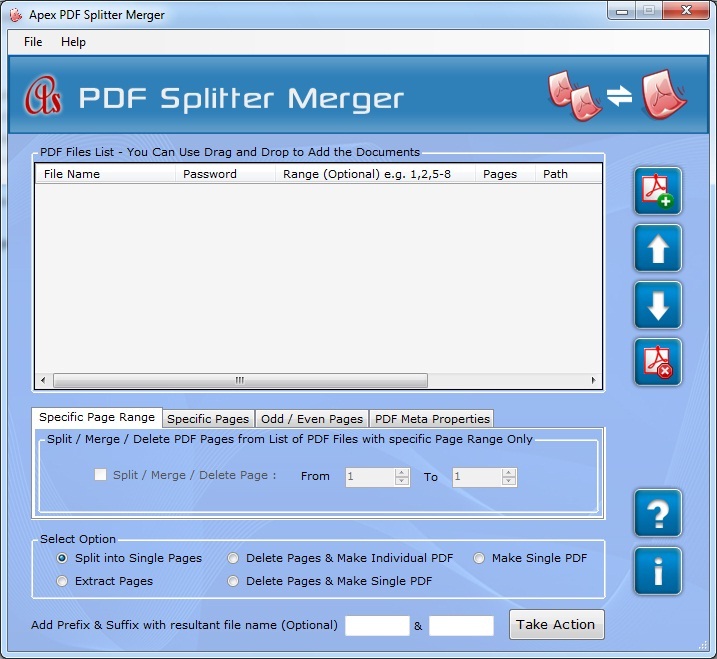Click to view Apex PDF Merger 2.3.8.2 screenshot