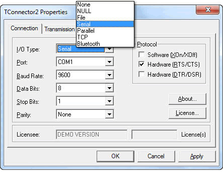 Click to view Data Acquisition Component TConnector 2.4.4 screenshot