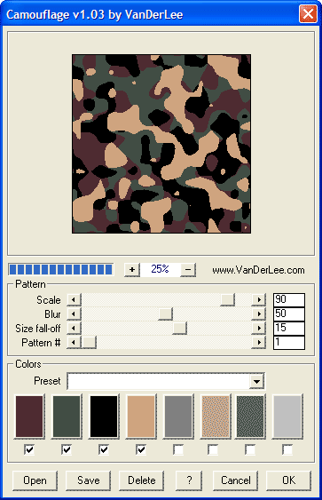 Click to view Camouflage 1.03 screenshot
