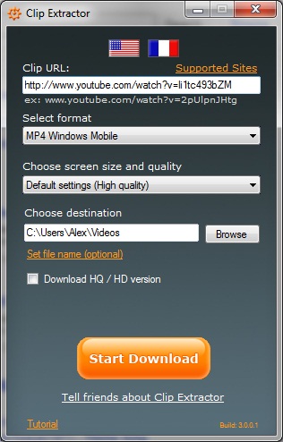 Click to view Clip Extractor 5.5 screenshot