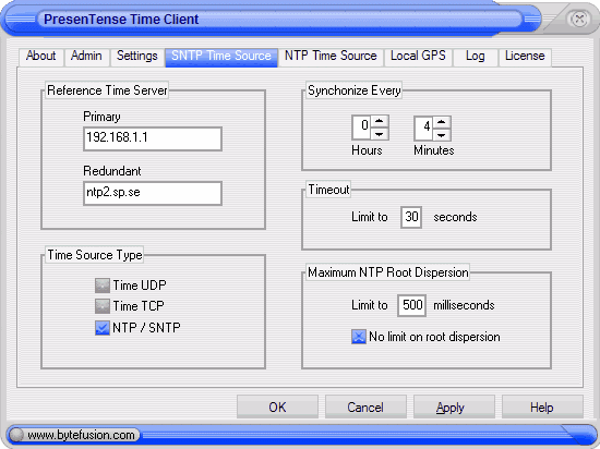 Click to view PresenTense Time Client XP/2000/2003/7 4.2 screenshot